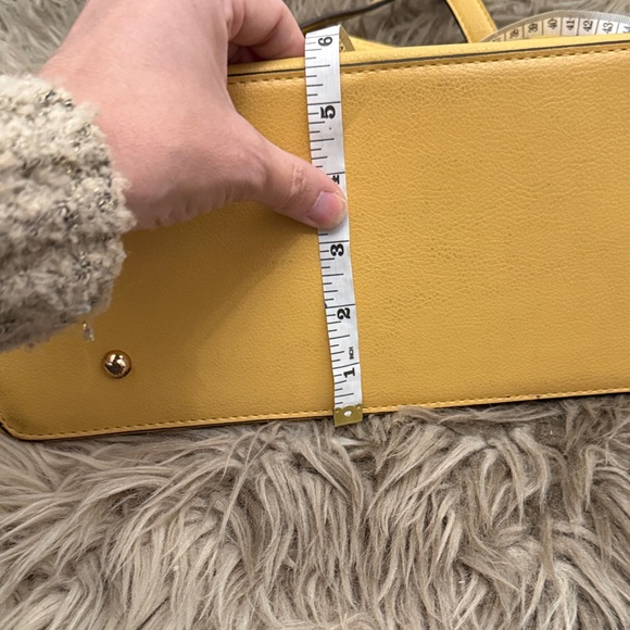 Aldo Vibrant Yellow and Red Tote Bag - Picture 3 of 13